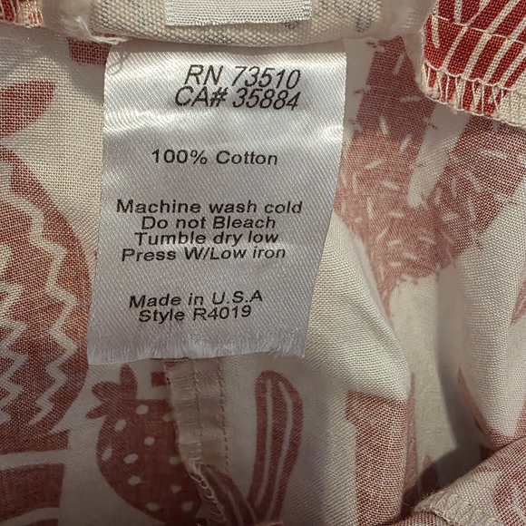 NWT Cousin Earl Cactus Print Shorts Southwest  Beach Vacation Women's  XS - Picture 7 of 7